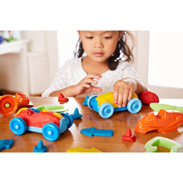 Eco-Friendly Green Toys Race Car Maker Dough Set