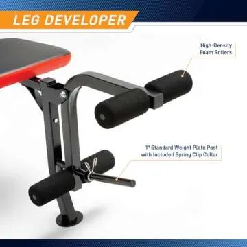 Marcy Pro Standard Weight Bench with Weight Set