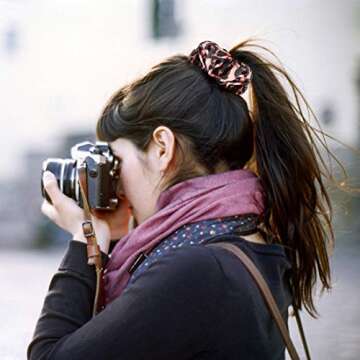 Ondder 6 Pack Leopard Scrunchies - Chic Hair Accessories for Women