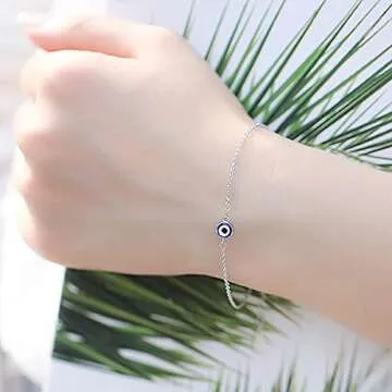 Urradia 520 Pieces Evil Eye Beads for Jewelry Making Kit