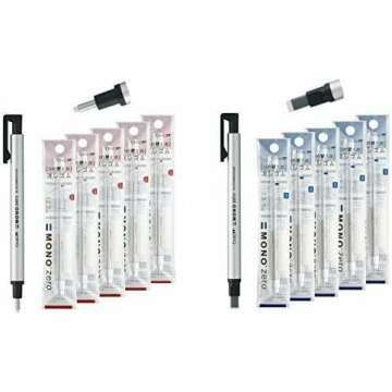 Tombow Mono Zero Eraser Set with Refills - 2 Pens
