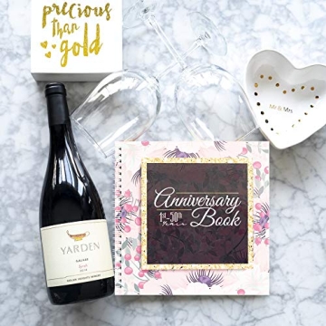 Hardcover Anniversary Memory Book For Couples' Love