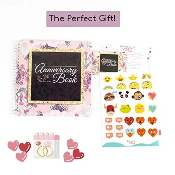 Hardcover Anniversary Memory Book For Couples' Love