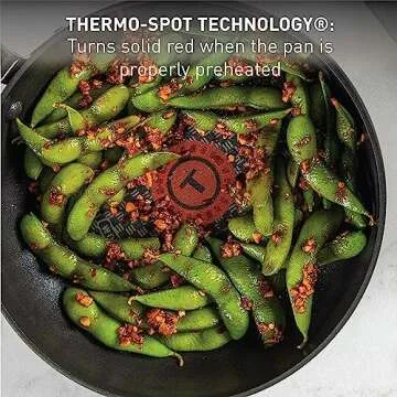 T-Fal Ultimate Hard Anodized Nonstick Fry Pan 10.25 Inch Oven Safe 400F Cookware, Pots and Pans, Dishwasher Safe Black