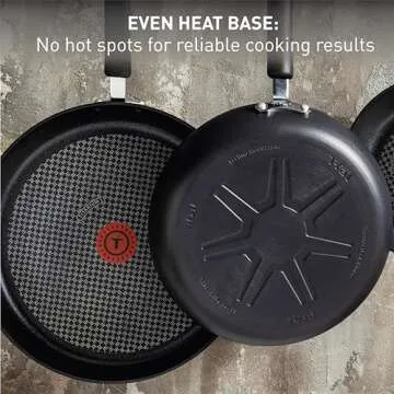 T-Fal Ultimate Hard Anodized Nonstick Fry Pan 10.25 Inch Oven Safe 400F Cookware, Pots and Pans, Dishwasher Safe Black