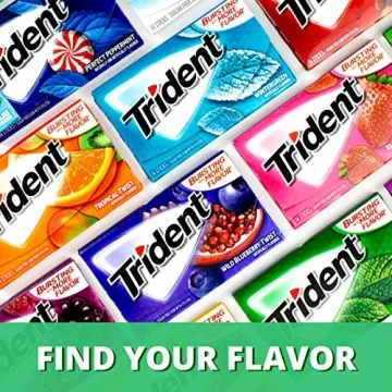 Trident Spearmint Sugar Free Gum - 12 Packs