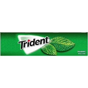 Trident Spearmint Sugar Free Gum - 12 Packs