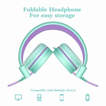 Durable ELECDER i37 Kids Adjustable Headphones for All Ages