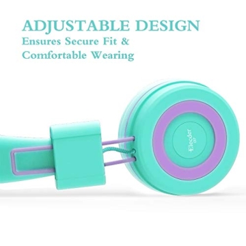 Durable ELECDER i37 Kids Adjustable Headphones for All Ages