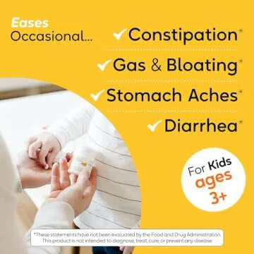 BioGaia Protectis Kids | Probiotic for Ages 3+ | Eases Occasional Digestive Issues & Promotes Regularity | Allergen, Dairy, Soy & Gluten Free | Backed by 30 Years of Research | 30 Day Supply