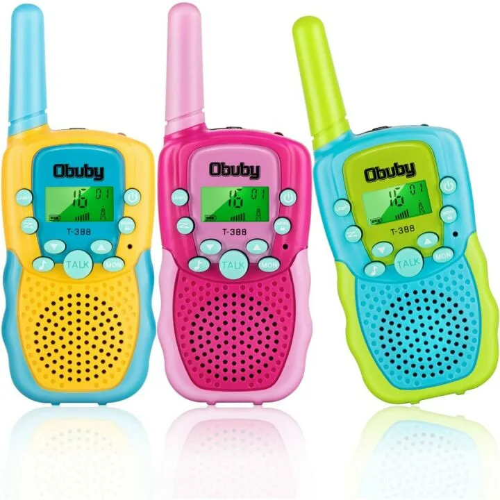 Obuby Kids Walkie Talkies - 3KM Range & 22 Channels