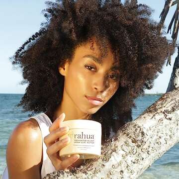 Rahua Enchanted Island Vegan Curl Cream Butter, 6 Fl Oz, Curly Hair Products for Scalp Care & Hair Care, Leave In Styling Cream for Frizz Control, Nourishing Natural, Plant-Based Derived Ingredients