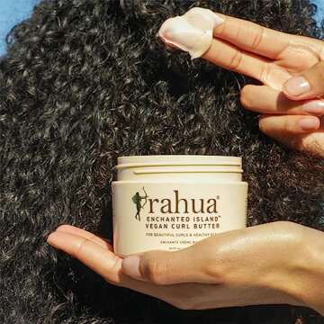 Rahua Enchanted Island Vegan Curl Cream Butter, 6 Fl Oz, Curly Hair Products for Scalp Care & Hair Care, Leave In Styling Cream for Frizz Control, Nourishing Natural, Plant-Based Derived Ingredients