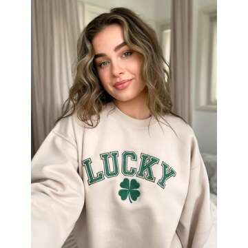 Personalized St. Patrick's Day Sweatshirt - Custom Lucky