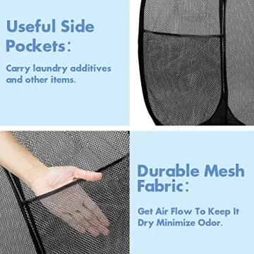 Stylish Pop Up Hamper for Convenient Laundry Storage