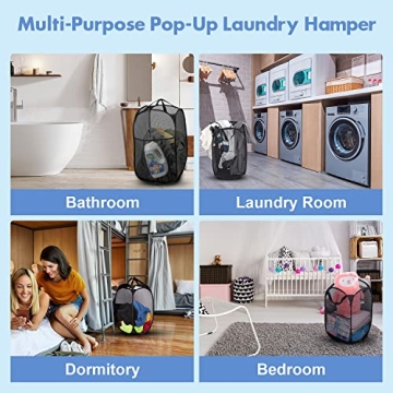 Stylish Pop Up Hamper for Convenient Laundry Storage