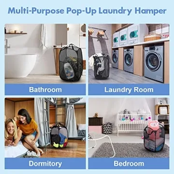 Stylish Pop Up Hamper for Convenient Laundry Storage