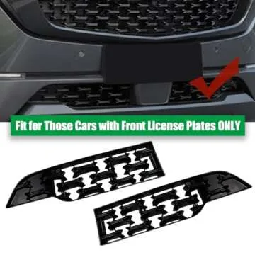 Sporacingrts Front Grill Mesh Inserts - Premium Exterior Accessories Compatible with 2023-2024 Mazda CX-50 - ABS Material, Set of 2 (Compatible with 2023 CX-50 Grills)
