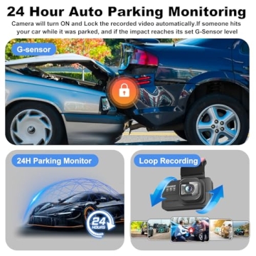 4K Dual Dash Cam with Night Vision 5G Wi-Fi Free 64GB Card