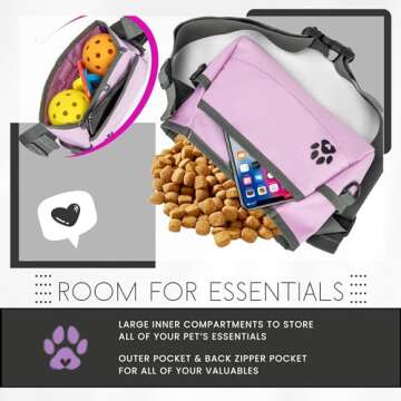 Dog Treat Pouches for Pet Training - Custom Design - Dog Treat Bag for Dog Training & Behavior Aids ...