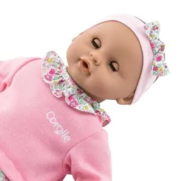Corolle Bébé Calin Maria Baby Doll - 12" Soft-Body with Sleeping Eyes That Open and Close, Vanilla-Scented - Mon Premier Poupon Collection for Kids Ages 18 Months and up