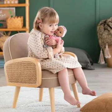 Corolle Bébé Calin Maria Baby Doll - 12" Soft-Body with Sleeping Eyes That Open and Close, Vanilla-Scented - Mon Premier Poupon Collection for Kids Ages 18 Months and up