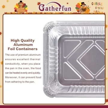 36-Pack Thanksgiving Leftover Containers - Stylish & Durable