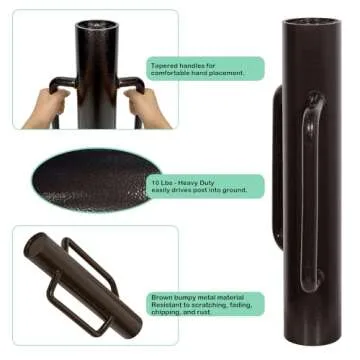 Heavy Duty T Post Driver for Easy Fence Installation