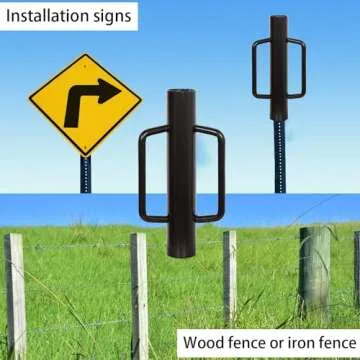 Heavy Duty T Post Driver for Easy Fence Installation