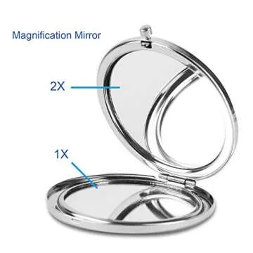 HREW MIHAGUTY Magnifying Compact Mirror for Purses