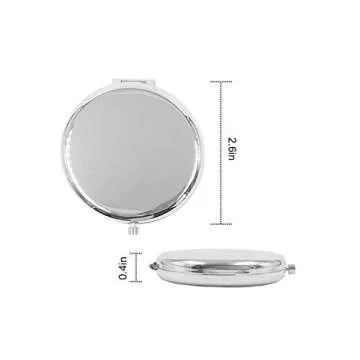 HREW MIHAGUTY Magnifying Compact Mirror for Purses