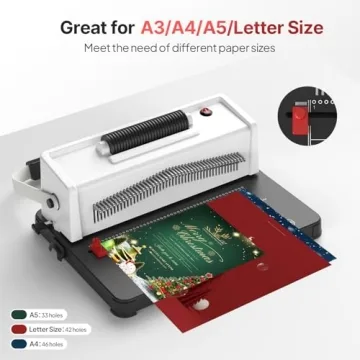 Epoium Spiral Coil Binding Machine with Electric Inserter