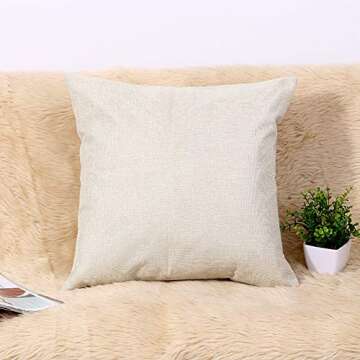 Decroitem Watercolor Pumpkin Fall Harvest Decor Pillow Covers Thanksgiving Day Sign Autumn Farmhouse...