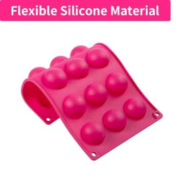 Webake Silicone Round Sphere Baking Molds Set