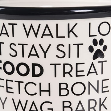 Bone Dry Dog Food Canister for Stylish Pet Storage