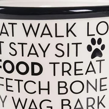 Bone Dry Dog Food Canister for Stylish Pet Storage