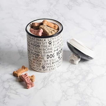 Bone Dry Dog Food Canister for Stylish Pet Storage
