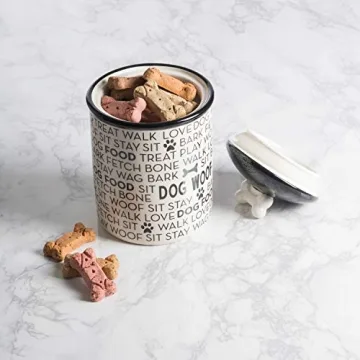 Bone Dry Dog Food Canister for Stylish Pet Storage