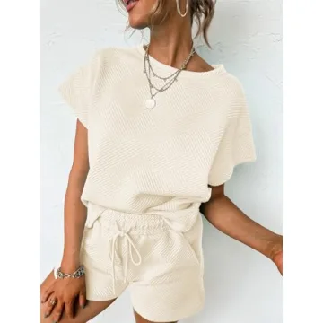 Stylish Tankaneo Women’s Loungewear Set with Pockets