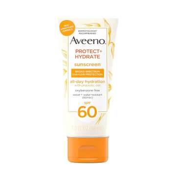 Aveeno SPF 60 Sunscreen Lotion, Weightless & Hydrating