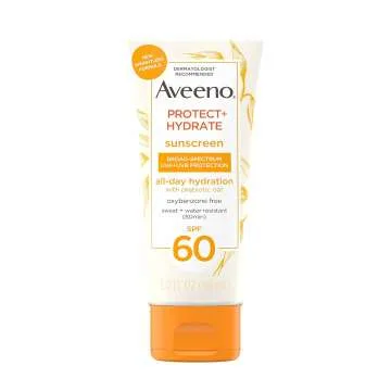 Aveeno SPF 60 Sunscreen Lotion, Weightless & Hydrating