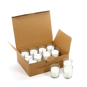 Elegant White Unscented Votive Candles for Any Occasion