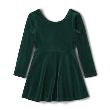 The Children's Place,and Toddler Long Sleeve Dress 2-Pack,3T