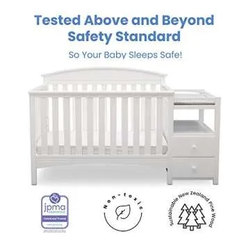 Safe & Elegant Delta Children Abby Crib and Changer