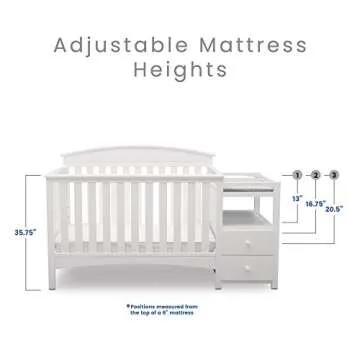 Safe & Elegant Delta Children Abby Crib and Changer