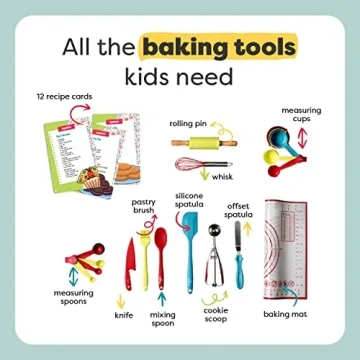 Baketivity 31-Piece Kids Cooking & Baking Set for Fun