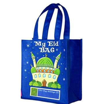 Eid Tote Bag - Blue for Gifts and Celebrations