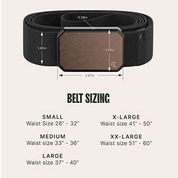 Groove Life Groove Belt Bronze/Black for Comfortable Everyday Wear