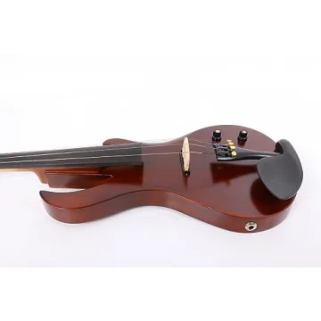 Solid Wood Electric Violin Ebony Fittings Complete Set