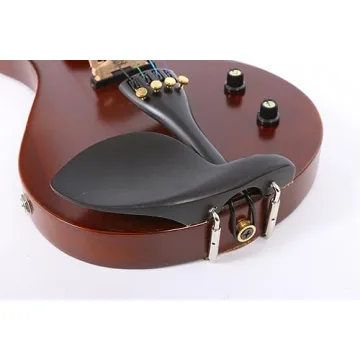 Solid Wood Electric Violin Ebony Fittings Complete Set